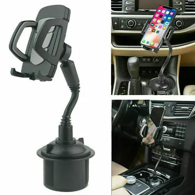 Adjustable Car Accessories Cup Mount Holder Cradle For IPhone Samsung Cell Phone • £13.91