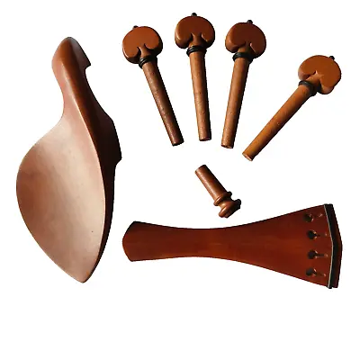 Quality 4/4 Handmade Jujube Wood Violin Fittings  Chinrest Pegs Tailpiece • $3.50