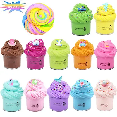 $24.17 • Buy 12 Pack Butter Slime Kit, Mini Scented Slime For Kids Party, Stress Relief Toys