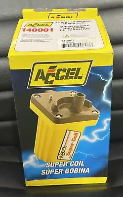 Accel 140001 Coil Super Coil Canister Oil-Filled Yellow/Brown 45000 V • $92.97