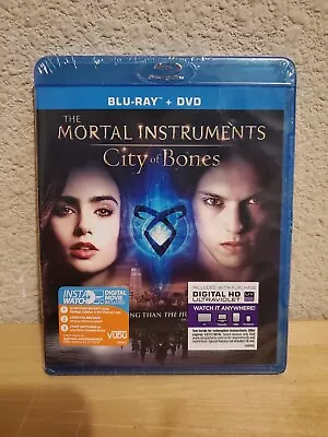 NEW THE MORTAL INSTRUMENTS CITY OF BONES (Blu-ray/DVD 2013 Combo) LILY COLLINS • $9.99