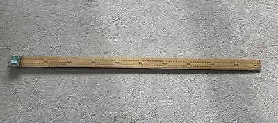 $43.87 • Buy Rabone Chesterman Tailors Rule No. 1231 Wood With Brass Fittings 1M / 36 