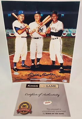 Mantle/Mays/Snider Signed Photo! W/coa • $125