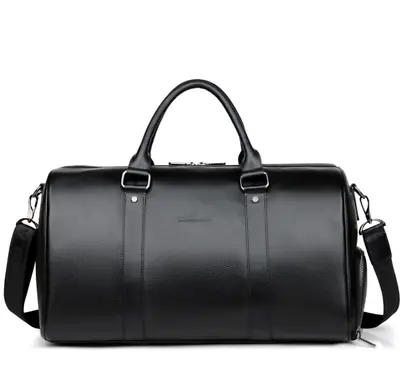 Large Mens Soft Leather Duffel Shoulder Bag Travel Overnight Luggage Handbag • $56.90