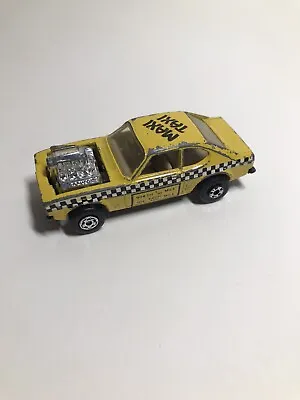 RARE Vintage Diecast Toy Car Matchbox Rolamatics Maxi Taxi 1973 Yellow • $17.99