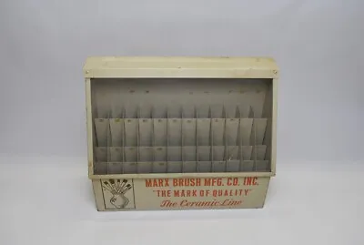 Vintage Marx Brush MFG Co Ceramic Line Retail Store Display Cabinet Holder • $279