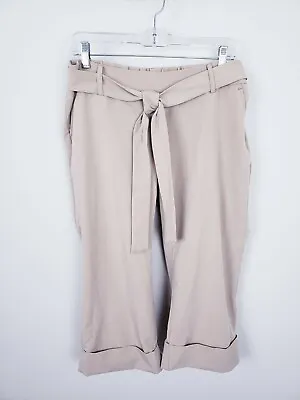 Oh Baby Motherhood Maternity Pants M Tan Belt Crop Womens CLEARANCE SALE • $4.50