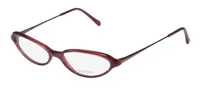 New Vera Wang V47 Eyeglasses 50-15-130 Metal & Plastic Cat Eye Fu Full-rim Italy • $29.95