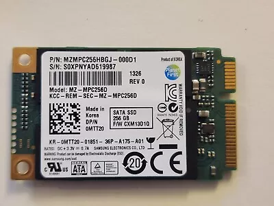 Samsung PM830 256GBInternal2.5  (MZMPC256HBGJ) SSD • $20