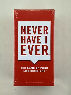 Never Have I Ever The Game Of Poor Life Decisions Brand New Factory Sealed • $13.47