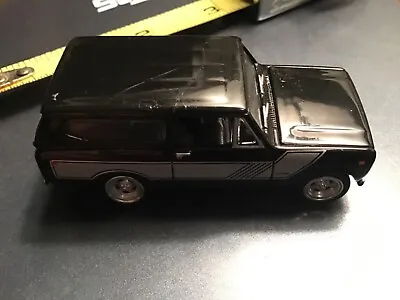 JOHNNY LIGHTNING 1979 International Scout II  1:64 LE PREMIER Black Roof Cracked • $9.99