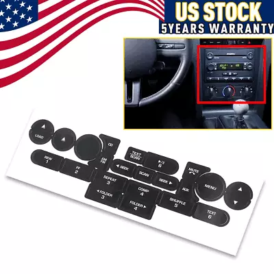 For FORD RADIO BUTTON DECALS F-150 MUSTANG FOCUS EXPLORER EXPEDITION SHAKER REPA • $12.34