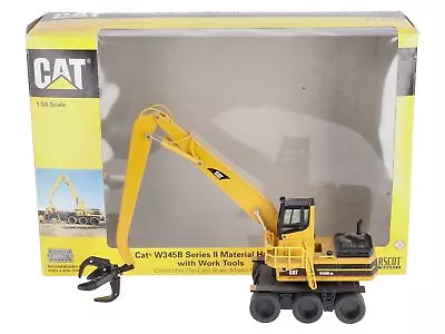 Norscot 55122 1:50 Caterpillar W345B Material Handler With Work Tools EX/Box • $41.79