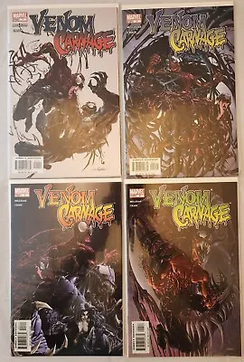 Marvel: Venom Vs Carnage #1-4 Complete Series 1st Toxin Movie Hot 2004!!! • $46