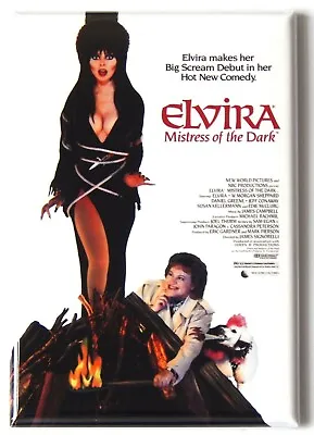 Elvira Mistress Of The Dark FRIDGE MAGNET Movie Poster • $5.99