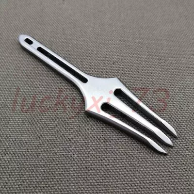 EDC TC4 Titanium Multifunction Crowbar Harpoon Fork Outdoor Camping Tool  • $33.98