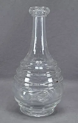 EAPG Cape Cod Ring & Lens Ring & Ball Flint Glass Bar Lip Decanter Circa 1850 B • $125