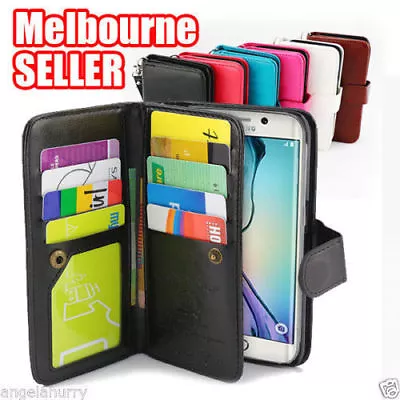 Soft Leather Magnetic Flip Case Cover For IPhone 6 Plus 6S Plus 7 8 Plus X • $10.89