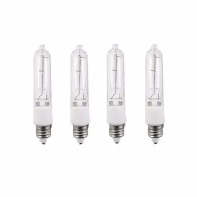 4 Qty Halco T4 E11 Prism ESN Q100CL/MC/120 100w 120v Halogen Clear Lamp Bulb • $21.95