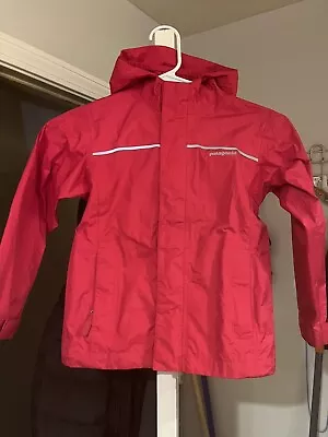 Patagonia Torrentshell Waterproof Girls Rain Coat Size XS 5-6 • $50