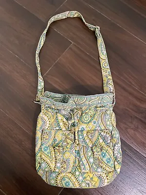 Vera Bradley Lemon Parfait Shoulder Bag Tote W/ Drawstring • $31