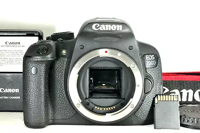 Canon EOS 700D Digital SLR Camera (Body Only) W/battery Charger Strap SD Card • $299.98