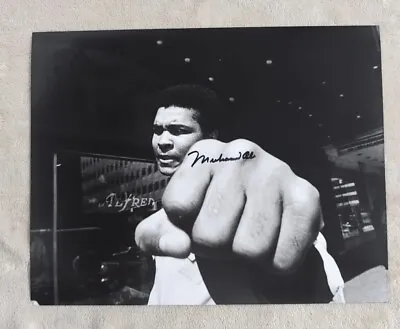 Muhammad Ali Signed Fist A Boxing Legend 11×14 Photo • $179.99