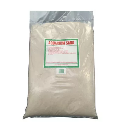 £9.65 • Buy Aquarium Sand 5kg Fish Tank Substrate For Community Fishes Replaces Gravel