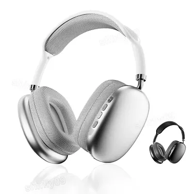 Wireless Bluetooth Headphones With Noise Cancelling Over-Ear Stereo Earphones UK • £8.45