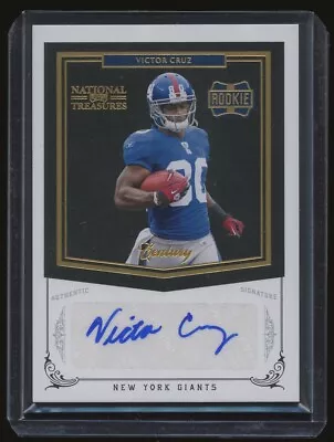 2011 National Treasures Victor Cruz #299 Century Gold RC Auto /25 • $249.99