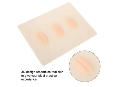 3-lips Lipstick Makeup Learning 3D Tattoo Fake Practice Like Human Skin • £3.31