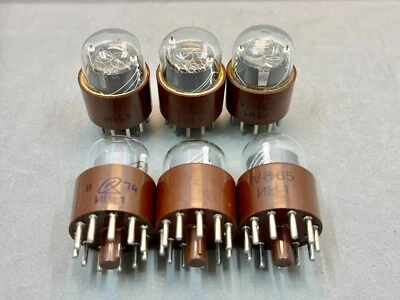 $29.75 • Buy 6 Pcs In-1 (ИН-1) New Nos Nixie Tubes For Clock Display Indicator