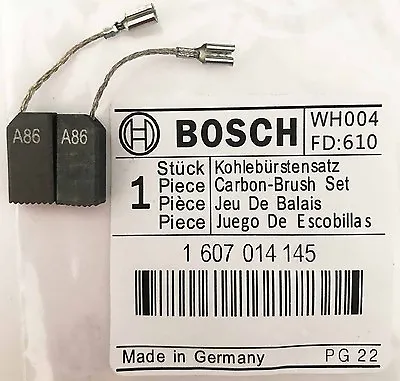 £5.99 • Buy Genuine Bosch Carbon Brushes 1607014145 For GWS 850 C 850 CE Angle Grinder S44