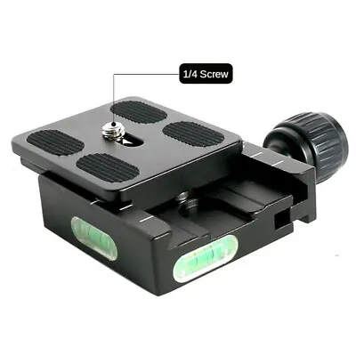 QR-50 Quick Release Clamp Adapter Plate QR-50s Arca Swiss DSLR Cameras • £14.99