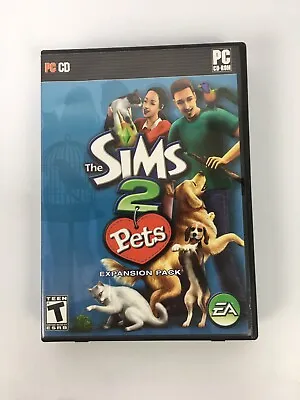 The Sims 2 Pets PC Game Expansion Pack 2006 Complete SET Including Manual.    O2 • $11.99