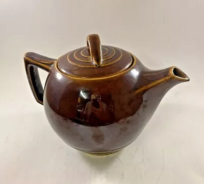 Vintage McCoy Teapot Pottery Brown Glaze Marked USA • $28