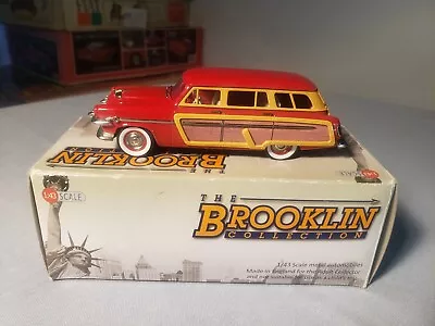 RARE Brooklin 1954 MERCURY MONTEREY FOUR-DOOR STATION WAGON RED BRK. 188 MIB • $119.99