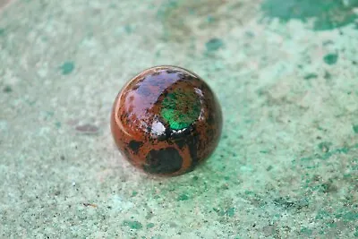 Jet Mahogany Obsidian 45 - 50 Mm Ball Sphere Gemstone A+ Hand Carved Crystal • £25.67