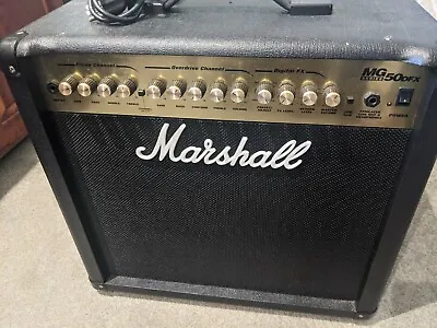 Marshall MG50DFX Guitar Amplifier 50 Watts Working Clean Adult Owned  • $400