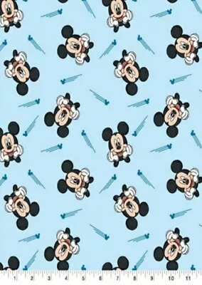 £20.60 • Buy Lined Window Valance Curtain 42 X 15 Disney Mickey Mouse Icon Face