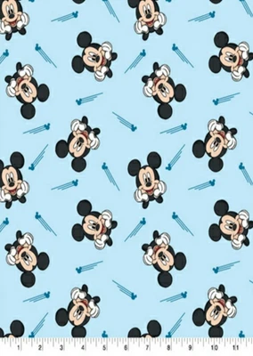 £20.60 • Buy Lined Window Valance Curtain 42 X 15 Disney Mickey Mouse Icon Face