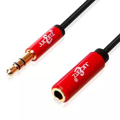 JuicEBitz® Shielded 3.5mm Extension Cable Stereo Aux 3.5mm Jack (Male To Female) • £6.49