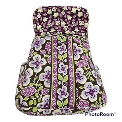 Vera Bradley Backpack Plum Petals For Work School Purple Floral DISCONTINUED • $20