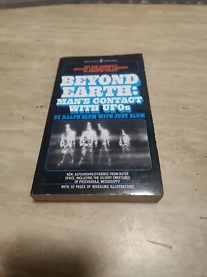 Beyond Earth:Man's Contact With UFOs Ralph +Judy Blum 1974 Bantam Paperback • $11.99