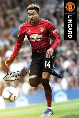 Manchester United - Sports Poster / Print (Lingard) (Size: 24  X 36 ) • $11.99