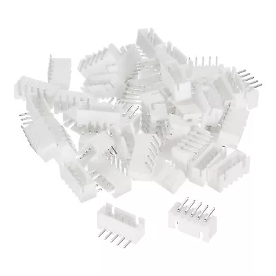 2.54mm Connector 5 Pin Male Adapter Right Angle Pin Header 50 Pack • $9.18