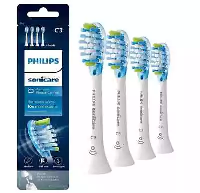 4Pack Philips Sonicare C3 Premium Plaque Defence Sonic Toothbrush Heads White AU • $28.99