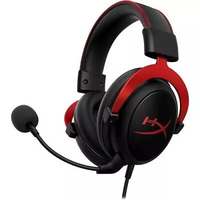 HyperX Cloud II USB Wired 7.1 Surround Sound Gaming Headset - Red [4P5M0AA] • $113.37