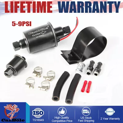 Universal Electric Fuel Pump Carburetor Inline Low Pressure 5-9PSI Car Truck Gas • $23.99