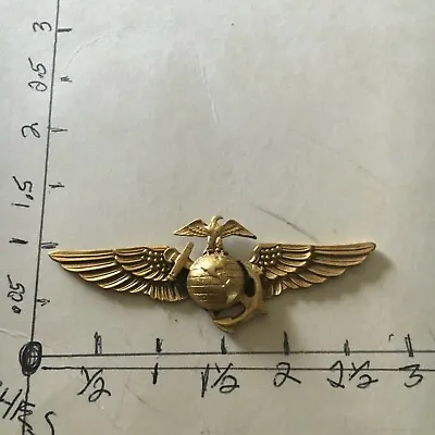 US Marine Corp Pilot Aviation Wing Badge Insignia USMC Aviator EGA Full Size  • $12